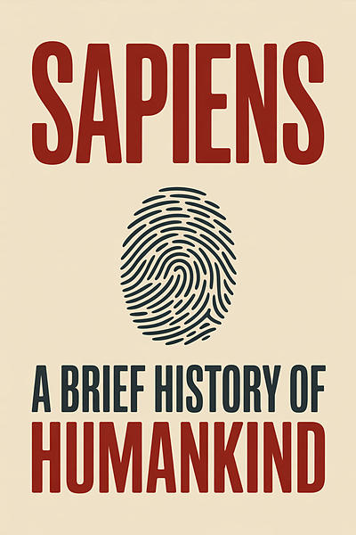Sapiens by Yuval Noah Harari book cover